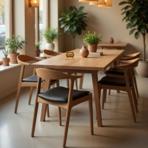 desain kursi cafe kayu jati